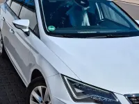 Usata Seat Leon 116 CV (85 kW) 2018 Bianco Berlina
