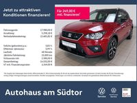 Gebraucht Seat Arona FR 110 PS (80 kW) 2021 Desire rot metallic/midnight schwarz met (metallic) SUV