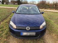 Gebraucht VW Golf VI 110 PS (80 kW) 2009 Blau Kleinwagen