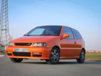 Gebraucht VW Polo 60 PS (44 kW) 1995 Orange Kleinwagen