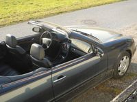 Gebraucht Mercedes CLK200 Elegance 222 PS (163 kW) 2001 Schwarz metallic Cabrio