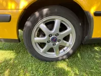 Gebraucht Saab 9-3 185 PS (136 kW) 1998 Gelb Cabrio
