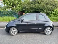 Gebraucht Fiat 500 Lounge 86 PS (63 kW) 2011 Schwarz Kleinwagen