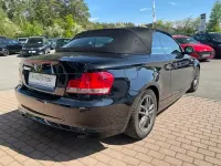 Gebraucht BMW 120 Cabriolet Advantage 177 PS (130 kW) 2009 Black sapphire metallic (metallic) Cabrio