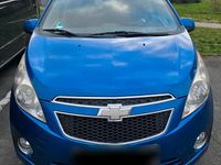 Second-hand Chevrolet Spark 82 CP (60 kW) 2011 Albastru Hatchback