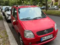 Gebraucht Opel Agila 75 PS (55 kW) 2001 Rot Van / Kleinbus