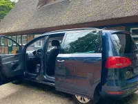 Gebraucht VW Sharan 177 PS (130 kW) 2014 Blau Van / Kleinbus