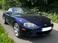 Gebraucht Mazda MX5 110 PS (80 kW) 2003 Blau Cabrio