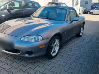 Gebraucht Mazda MX5 95 PS (69 kW) 2000 Silber Cabrio