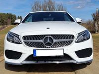 gebraucht Mercedes C200 C-Klasse Cabrio 9G-TRONIC AMG Line Vollleder