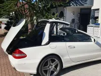 Gebraucht Mercedes SL500 506 PS (372 kW) 2002 Weiß Cabrio