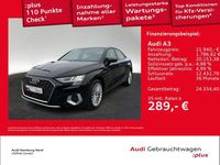 Gebraucht Audi A3 110 PS (80 kW) 2022 0e mythosschwarz metallic Limousine