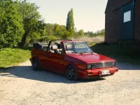 Gebraucht VW Golf Cabriolet 72 PS (52 kW) 1984 Rot Cabrio
