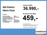 Neu Peugeot 408 Allure 153 kW (209 PS) 2026 Weiß SUV