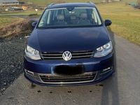 Gebraucht VW Sharan Highline 150 PS (110 kW) 2019 Blau Van / Kleinbus
