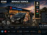 Gebraucht Renault Espace Intens 200 PS (147 kW) 2015 Schwarz Van / Kleinbus