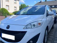 Gebraucht Mazda 5 Edition 150 PS (110 kW) 2012 Weiß Van / Kleinbus