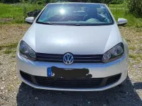 Gebraucht VW Golf Cabriolet 105 PS (77 kW) 2014 Weiß Cabrio