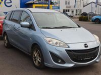 Gebraucht Mazda 5 Prime-Line 116 PS (85 kW) 2012 Blau Van / Kleinbus