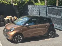 Gebraucht Smart ForFour Passion 75 PS (55 kW) 2015 Braun Kleinwagen