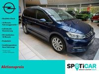 Gebraucht VW Touran Highline 150 PS (110 kW) 2018 Blau Van / Kleinbus