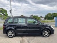 Gebraucht VW Touran Conceptline 140 PS (102 kW) 2007 Schwarz Van / Kleinbus