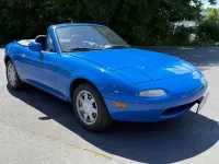 Gebraucht Mazda MX5 117 PS (86 kW) 1992 Blau Cabrio