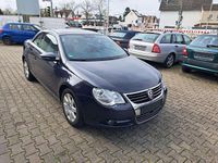 Second-hand VW Eos 122 CP (89 kW) 2008 Albastru Cabrio