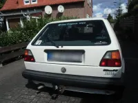 Gebraucht VW Golf II 72 PS (52 kW) 1989 Weiß Kleinwagen