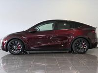 Gebraucht Tesla Model Y Performance 392 kW (534 PS) 2024 Rot midnight cherry red (metallic) SUV