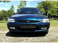 Gebraucht Ford Escort Cabriolet 105 PS (77 kW) 1995 Petrol blue met. Cabrio
