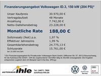 Gebraucht VW ID.3 Pro 150 kW (204 PS) 2024 Weiss Kleinwagen