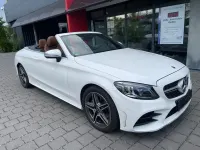 Gebraucht Mercedes C200 AMG 184 PS (135 kW) 2019 Weiß Cabrio