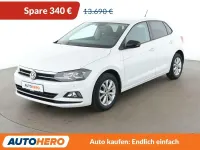 Gebraucht VW Polo Highline 95 PS (69 kW) 2019 Weiß Kleinwagen