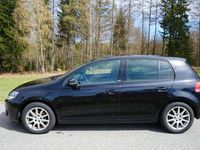 Gebraucht VW Golf VI Style 105 PS (77 kW) 2011 Schwarz Kleinwagen