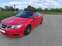 Używany Saab 9-3 Cabriolet 150 KM (110 kW) 2008 Czerwony Kabriolet