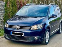 Second-hand VW Touran 140 CP (102 kW) 2013 Albastru Monovolum