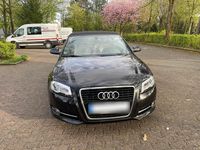 Brugt Audi A3 Cabriolet S-Line 128 HK (94 kW) 2012 Sort Cabriolet