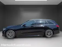 Gebraucht Mercedes C180 AMG line 170 PS (125 kW) 2022 Obsidianschwarz  lack Kombi