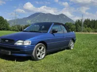 Gebraucht Ford Escort Cabriolet 90 PS (66 kW) 1993 Blau Cabrio