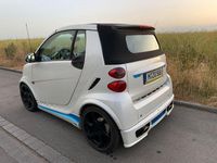 Gebraucht Smart ForTwo Cabrio Basis 71 PS (52 kW) 2008 Tridionsicherheitszelle silbe Cabrio