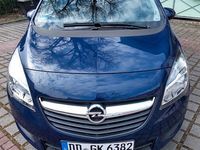 Gebraucht Opel Meriva Edition 101 PS (74 kW) 2014 Blau Van / Kleinbus
