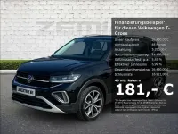 Gebraucht VW T-Cross Style 116 PS (85 kW) 2025 Deep black perleffekt SUV