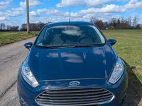 Gebraucht Ford Fiesta Titanium 95 PS (69 kW) 2013 Blau Kleinwagen