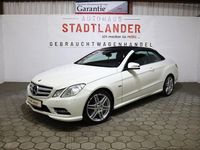Gebraucht Mercedes E500 Avantgarde 408 PS (300 kW) 2012 Calcitweiss  unilack Cabrio