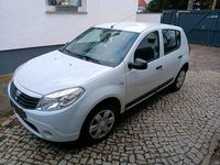 Gebraucht Dacia Sandero 75 PS (55 kW) 2009 Weiß Kleinwagen