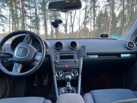 gebraucht Audi A3 Sportback 8 P Anthrazit