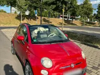 Gebraucht Fiat 500 101 PS (74 kW) 2010 Rot Cabrio