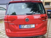Gebraucht VW Touran 150 PS (110 kW) 2021 Rot Van / Kleinbus