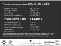 Używany Audi RS4 Advanced 450 KM (330 kW) 2022 Szary Kombi